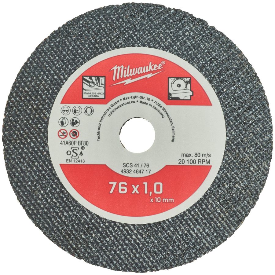 Metalltrennscheibe SCS41 76 mm für Stahl, Edelstahl - 5 Stück